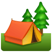 Camping as drawn by Samsung in One UI 6.0