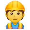 Construction Worker as drawn by Samsung in One UI 6.0