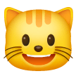 Grinning Cat as drawn by Samsung in One UI 6.0