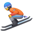 Skier as drawn by Samsung in One UI 6.0