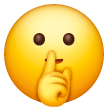Shushing Face as drawn by Samsung in One UI 6.1.1