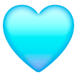 浅蓝色的心 as drawn by Samsung in One UI 6.1