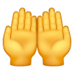 Palms up Together as drawn by Samsung in One UI 7.0 April 2025
