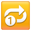 Repeat Single Button as drawn by Samsung in One UI 7.0