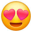 Smiling Face with Heart-Eyes, the design in this release