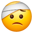 Face with Head-Bandage as drawn by Samsung in One UI 7.0