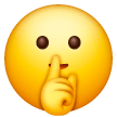 Shushing Face as drawn by Samsung in One UI 7.0