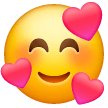 Smiling Face with Hearts, the design in this release