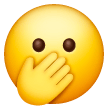 Face with Open Eyes and Hand Over Mouth, the design in this release