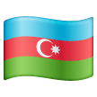 flag: Azerbaijan as rendered by Samsung