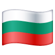 flag: Bulgaria as rendered by Samsung