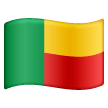 Flagge: Benin as rendered by Samsung