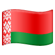 flag: Belarus as rendered by Samsung