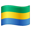 flag: Gabon as rendered by Samsung