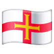 flag: Guernsey as rendered by Samsung