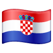 flag: Croatia as rendered by Samsung