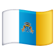 flag: Canary Islands as rendered by Samsung