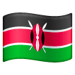 flag: Kenya as rendered by Samsung