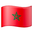 flag: Morocco as rendered by Samsung