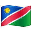 flag: Namibia as rendered by Samsung