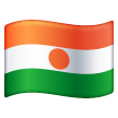 Flagge: Niger as rendered by Samsung