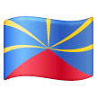 flag: Réunion as rendered by Samsung