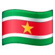 flag: Suriname as rendered by Samsung