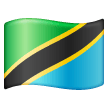 flag: Tanzania as rendered by Samsung