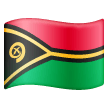 flag: Vanuatu as rendered by Samsung