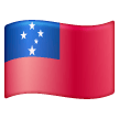 flag: Samoa as rendered by Samsung