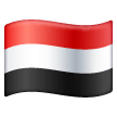 flag: Yemen as rendered by Samsung