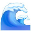 water wave as rendered by Samsung