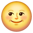 full moon face as rendered by Samsung