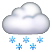 cloud with snow as rendered by Samsung