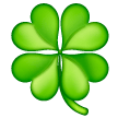 four leaf clover as rendered by Samsung