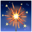 sparkler as rendered by Samsung