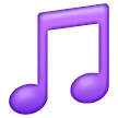 nota musicale as rendered by Samsung