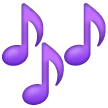 note musicali as rendered by Samsung