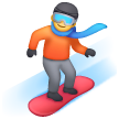 Snowboarder as drawn by Samsung in One UI 8.5