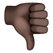 thumbs down: dark skin tone as rendered by Samsung