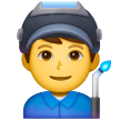 man factory worker as rendered by Samsung