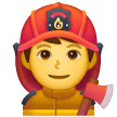 man firefighter as rendered by Samsung