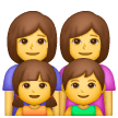 family: woman, woman, girl, boy as rendered by Samsung