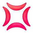 anger symbol as rendered by Samsung