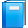 blue book as rendered by Samsung