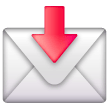 envelope com seta as rendered by Samsung