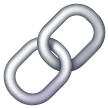 Linksymbol as rendered by Samsung
