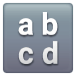 英小文字の入力 as rendered by Samsung
