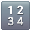 input numbers as rendered by Samsung