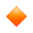 small orange diamond as rendered by Samsung